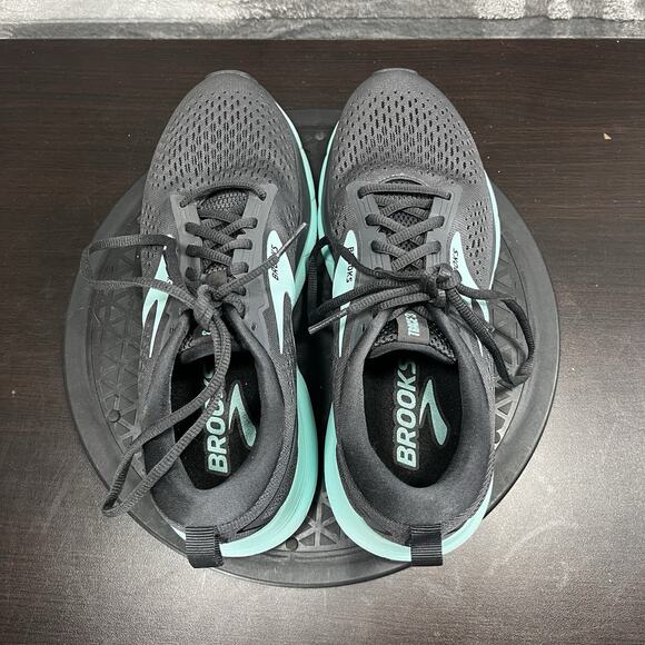 Brooks Trace 3 Gray Green Womens Size 9B Running Lace Up Athletic Sneakers - Picture 5 of 10